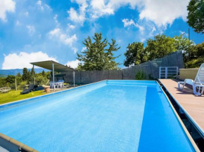 Villa with above ground swimming pool in the rolling Tuscan hills with a beautiful view Pieve San Giovanni